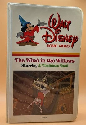 The Wind in the Willows VHS Early Walt Disney Home Video Clamshell 105VS - Image 1 of 3