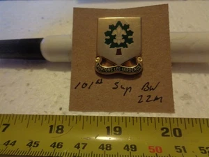 101st Support Battalion 22M Unit Crest, DI, DUI (DRAW#67) - Imagen 1 de 1