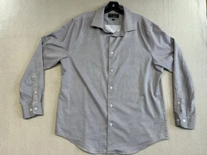 Report Collection Performance 4-Way Stretch Button Up Shirt Size Large Diamonds - Picture 1 of 9
