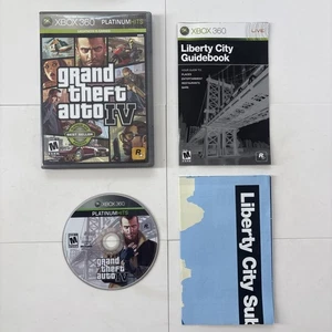 Grand Theft Auto IV (Xbox 360) probado en caja original con mapa - Imagen 1 de 6
