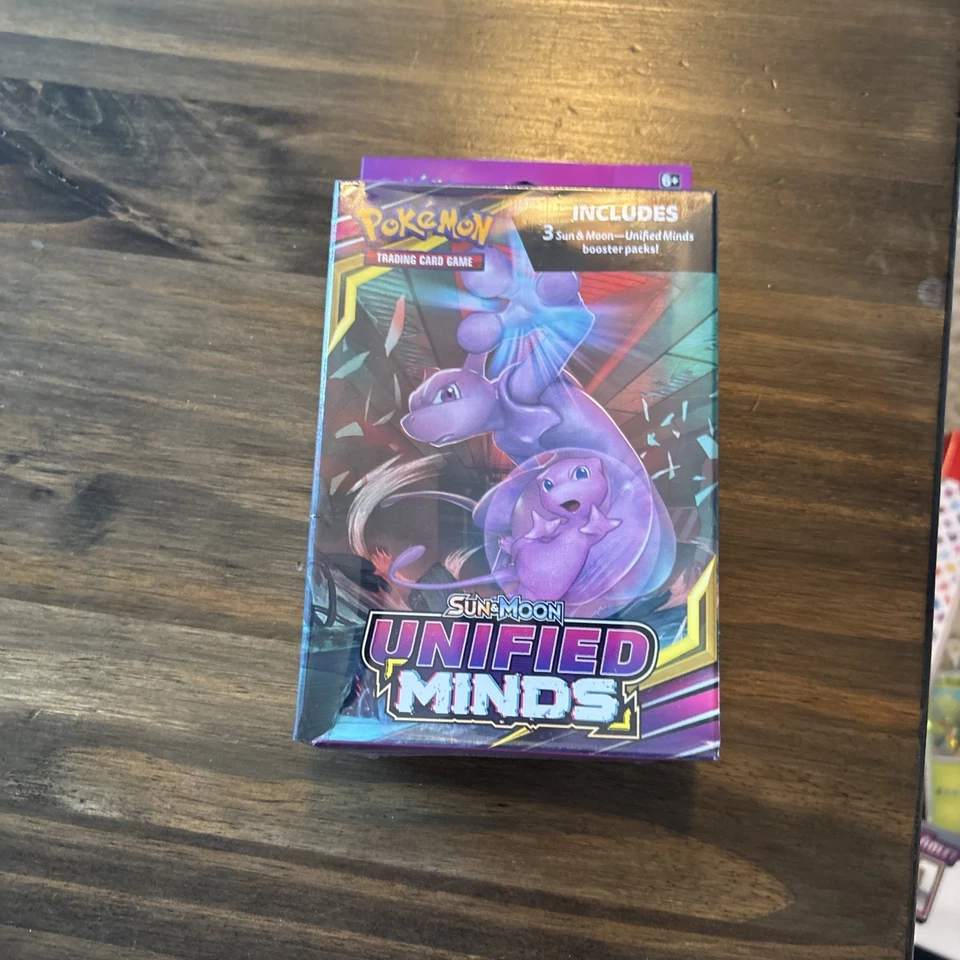 Unified Minds Pokemon Sun and Moon Booster Packs of 3 Hanger Factory Sealed New - Image 1 of 4