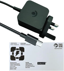 Steam Deck and OLED AC Adaptor (UK), ORIGINAL from VALVE. Fast... - Picture 1 of 8