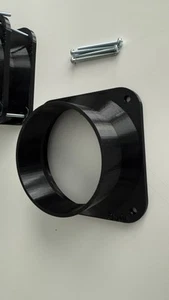 ASIC MINE Adapter T9 S1 S3 S5 S7 S9 A3 D3 L3 V9 120mm High Temp Fan Duct 4” in - Picture 1 of 5