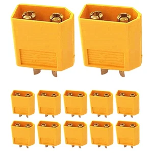 10 Pairs Power Plug Rc Connectors Female and Wire Men Women Part - Picture 1 of 12