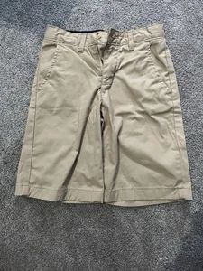 Crown & Ivy Khaki Motion Flex Shorts, Youth Size Medium Or 12, Expandable Waist - Picture 1 of 3