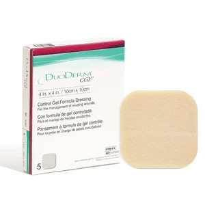 ConvaTec Hydrocolloid Wound Dressing 4x4 5ct Box Latex Free Moist Healing - 5 ct - Picture 1 of 6