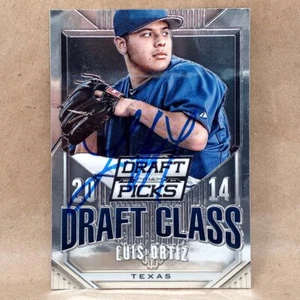 2014 Prizm Perennial Draft Picks #28 Luis Ortiz SIGNED Autograph Texas Rangers - Picture 1 of 3