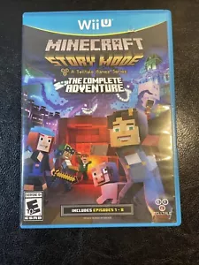 Minecraft Story Mode: Complete Adventure Nintendo Wii U, Digital Manual on Disc - Picture 1 of 4