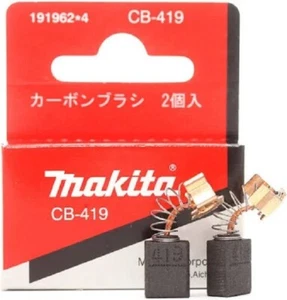2x Makita CB419 Carbon Brushes for DP4010,6823N,HR2453,HR2440,FS4000 - Picture 1 of 3
