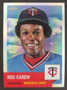 Tarjeta de béisbol Rod Carew 2022 Topps refractor cromado #184 (nuevo) - Imagen 1 de 2