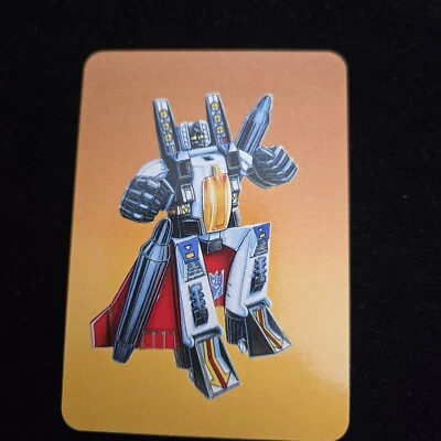 NM Transformers G1 Hasbro Action Cards 1985 103 Ramjet NoTech orange variation - Image 1 of 2