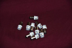 10PCS LED Lamp Light Bulbs BA9S 6v 6.3v 8v for  Vintage Stereo Receiver - Picture 1 of 1