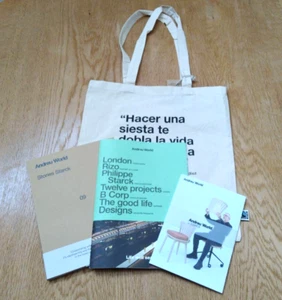 Mint Design by Philippe Starck " Andreu World "Collabo Tote Bag and Design Book - Picture 1 of 5