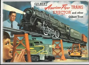 Vintage Catalog AMERICAN FLYER TRAINS 1954 model trains tracks buildings - Picture 1 of 3