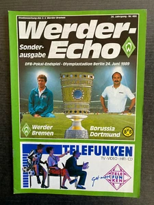 DFB-Pokalendspiel 1989 SV Werder Bremen - Borussia Dortmund, 24.06.1989 - Zdjęcie 1 z 9