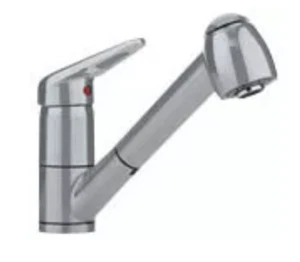 Franke FF2280 Single Loop Handle Pull-Out Spray Kitchen Faucet SATIN NICKEL New - Picture 1 of 10