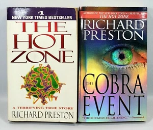 Lot Of 2 RICHARD PRESTON Books | The Hot Zone & The Cobra Event | Paperback - Bild 1 von 4