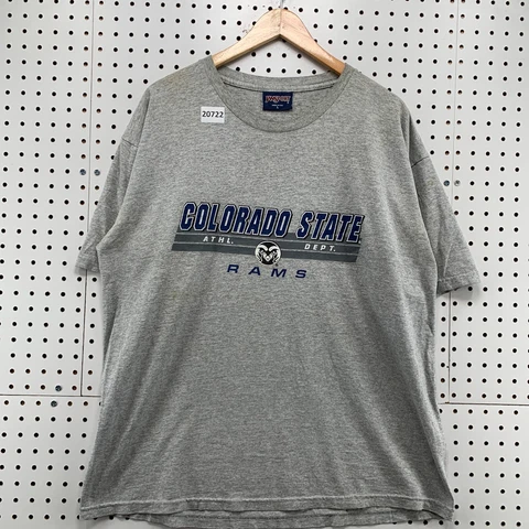 Vintage Colorado State Rams Shirt Gray Adult  Jansport Large 24x29 Made in USA Cover