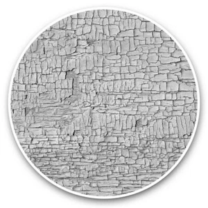 2 x Vinyl Stickers 20cm (bw) - Cracked Pink Painted Effect  #39344 - Afbeelding 1 van 8