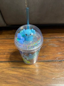Light up Axolotl spill resistant cup with straw - Picture 1 of 7