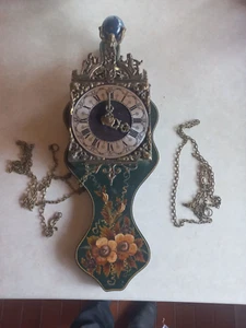 Vintage Old Wall Clock 55x20x11 cm - Picture 1 of 21
