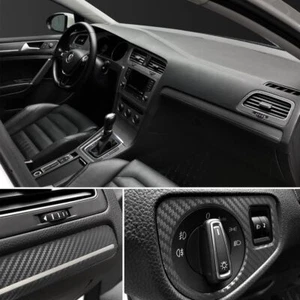 Black Vinyl Wrap Kit for Blackout Chrome Delete1 Window Trim Door Trim - Afbeelding 1 van 29