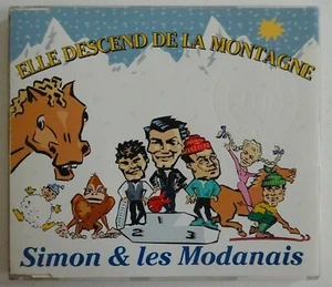 SIMON & LES MODANAIS - X-RARE MAXI REMIX EN CD ♦ ELLE DESCEND DE LA MONTAGNE ♦ - Picture 1 of 2
