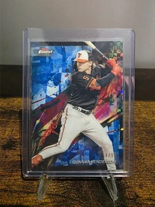 2024 Topps Finest - Common #36 Gunnar Henderson Blue Xfractor 54/99 - Picture 1 of 2