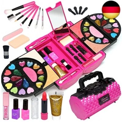 EVACOK Kinderschminke Set Mdchen Kinder Make Up Set - Kinder Schminkkoffer Mdchen