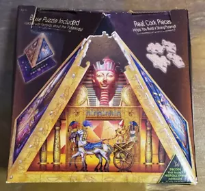 3D Mystery of the Pyramid 365 Pc Puzzle #30902 Real Cork Pieces Egypt - Picture 1 of 7