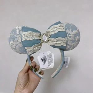 Authentic Disney Cinderella Ears Headband Shanghai Disneyland 2024 New - Picture 1 of 4