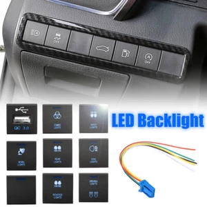 Dashboard Dash LED Push Button Switch For Toyota Camry RAV4 Corolla - Picture 1 of 42