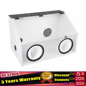 Scatola antipolvere chiusa elettrica tavolo levigatrice dust box copertura acrilica 4 mm US - Foto 1 di 11