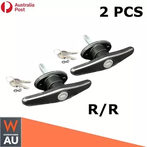 Heavy-Duty Rear Fixing Canopy T-Lock Handle, Metal, Keyed Locking for Ute Canopy - Picture 1 of 8