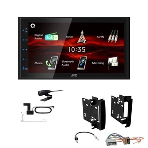 JVC Bluetooth 2DIN DAB+ Autoradio für Dodge Avenger 2007-2009 schwarz - Bild 1 von 5