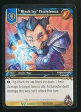 Black Ice Fizzlefreeze Foil Illidan 1/252 WOW TCG World Warcraft Rare Card