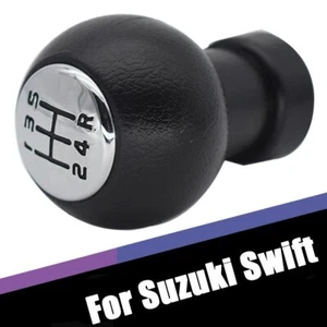 Pomello Cambio Cambio Manuale 5 Velocità Nero per Suzuki SX4 Swift - Foto 1 di 7