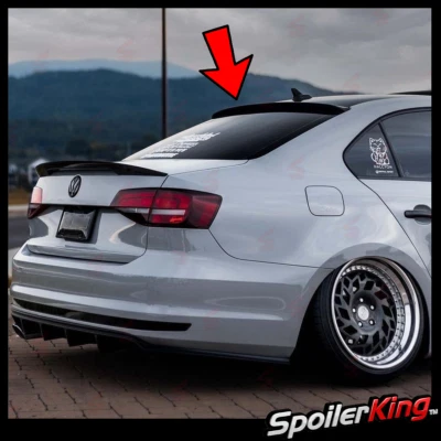 SpoilerKing teto traseiro spoiler janela asa se encaixa: Volkswagen Jetta VI 2011-18 284R - Imagem 1 de 4