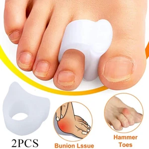 Corrector Hallux Valgus Bunion Toe Splint Straightener Big Foot Support Gel Pad☋ - Picture 1 of 13