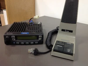 ICOM IC-F621-2, UHF 440-490MHz, 45W, w ICOM SM-25 Desktop Mic, FREE PROGRAMMING - Picture 1 of 8