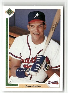 1991 Upper Deck #363 Dave Justice Atlanta Braves - Imagen 1 de 2