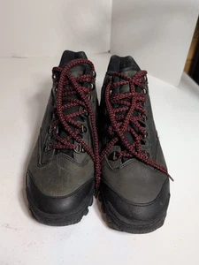 Vintage Reebok Men’s Hiking Boots Shoes Size 9 Black 90s No Insoles - Picture 1 of 22