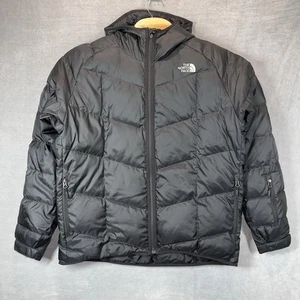 Chaqueta con Capucha The North Face Gatebreak 550 Plumón Hombre Grande Negra Acolchada Puffer - Imagen 1 de 13
