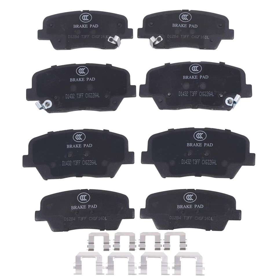 Pastillas de freno cerámicas delanteras traseras izquierda derecha 8 piezas para KIA Sorento 2016-2020 Foto 1 de 4