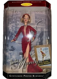 Barbie Doll - Barbie as Marilyn Monroe - Gentlemen Prefer Blondes - 1997 Vintage - Picture 1 of 14