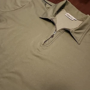 BILLABONG Vintage 90s Made In U.S.A Army Green Quarter Zip Size XL RARE Surfwear - Picture 1 of 5