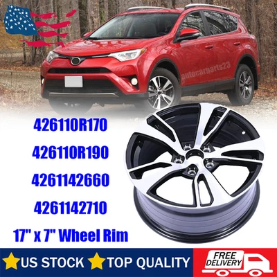 17"x7" Alloy Replacement Wheel Rim 75198 42611-0R170 For Toyota Rav4 2016-2018 - Image 1 of 4