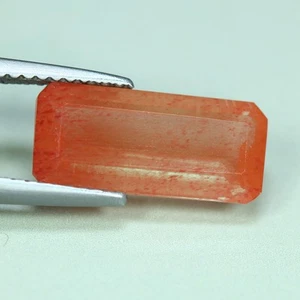 3.23 Cts_Ravishing Best Color_100 % Natural Unheated Red Andesine_Sunstone - Foto 1 di 3