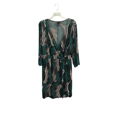 Vestido envolvente Lane Bryant talla grande mangas 3/4 talla 26/28 Foto 1 de 4