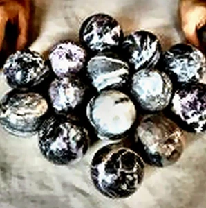 358g 62mm Sphalerit Quarz Kristall Kugel / Kugel Reiki / Kristall Heilung (16Q) - Bild 1 von 2